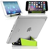 KARYLAX seluxion – Supporto Universale Pieghevole Tascabile Colore Verde per Smartphone Tablet Wiko Cink Peax, 2 Slim, 2 Rainbow Sunset Slide Highway