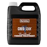 Bartoline Creosoak Dark Brown 4L – Oil-Based Wood Treatment & Preserver for Fences, Sheds, & Timber Long-Lasting Exterior Stain, Weatherproof, Water-Repellent Finish.