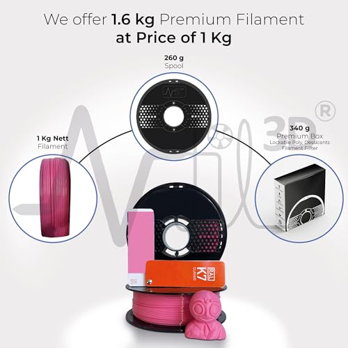 Image of NFIL3D Premium HS PLA+ Bubblegum Pink - 3D Printing Filament | Compatible with All 3D Printers | 1.75mm | 1Kg Nett Weight