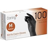 Caring Nitril-Untersuchungshandschuhe (100 ct), puderfrei und nicht aus...