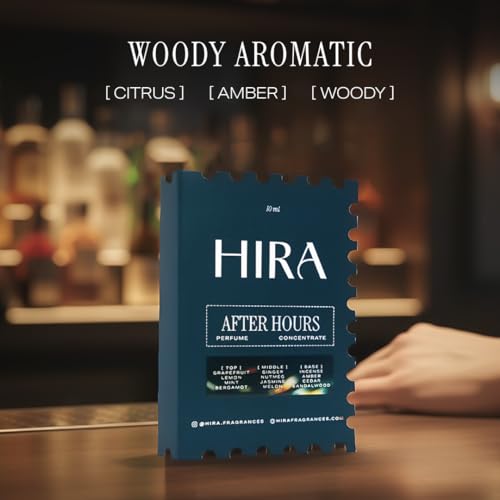 Image of HIRA After Hours Pocket Perfume for Man 10 ml | Fresh, Citrus & Woody Eau De Parfum for Date Nights| Long Lasting Travel Perfume for Men | Mini Perfumes | Birthday Gift for Men, Boys