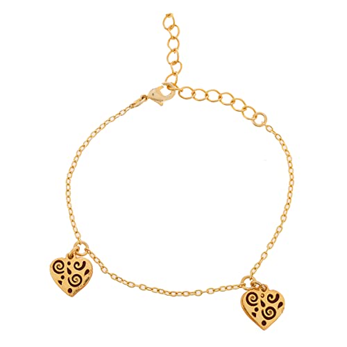 Image of VOYLLA Valentine's Day Collection Peek-a-Boo Hearts Bracelet