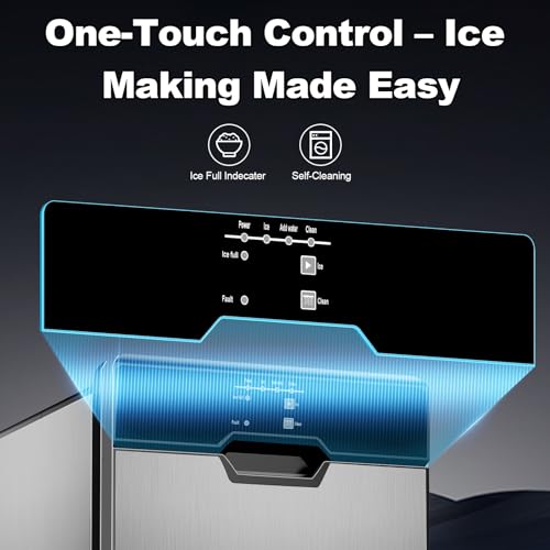 Fabricadora de Hielo Nugget SOZT 40 lb Día Acero miniatura 3