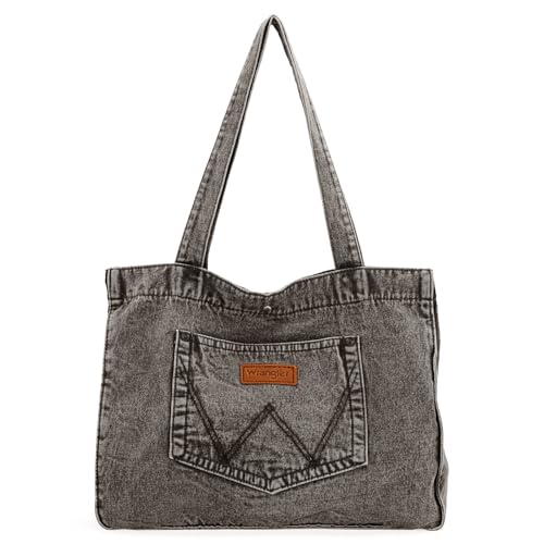 Bolso tipo tote Wrangler Denim para mujer miniatura 1