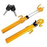 Heavy Duty and Durable: Crafted from premium materials, the Car Steering Wheel Lock boasts exceptional strength and durability. Constructed with a high-quality steel body and reinforced locking mechanisms, this heavy-duty security device is built to ...