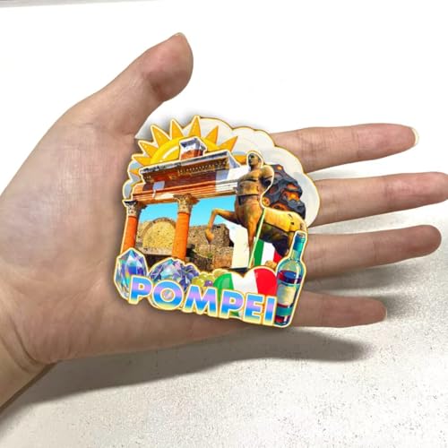 Imán decorativo de madera 3D para refrigerador miniatura 4
