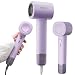 4Swiss Föhn mit Ionen Haartrockner Fön Hair Dryer für Haare Glatt Haarföhn Klein Reisefön Leise Handlich Hochleistungsföhn Hairdryer Leicht Zubehör Hair Dryer Blow Friseur - F326 SmartAI+ Lavendel