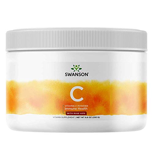 Swanson Vitamin C with Rosehips Powder 8.8 Ounce (250 g) Pwdr
