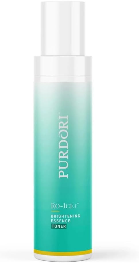 Brightening Essence Rose Water Toner | Hydrating Face Toner for Glowing Skin | Ice Plant Extract + Bakuchiol | 4 fl oz