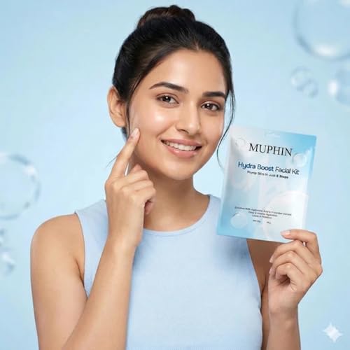Image of Hydro Boost Facial Kit | Plump Skin In 6 Steps | With Hyaluronic Acid & Cucumber Extract | Deeply Hydrates & Nourishes | 49g