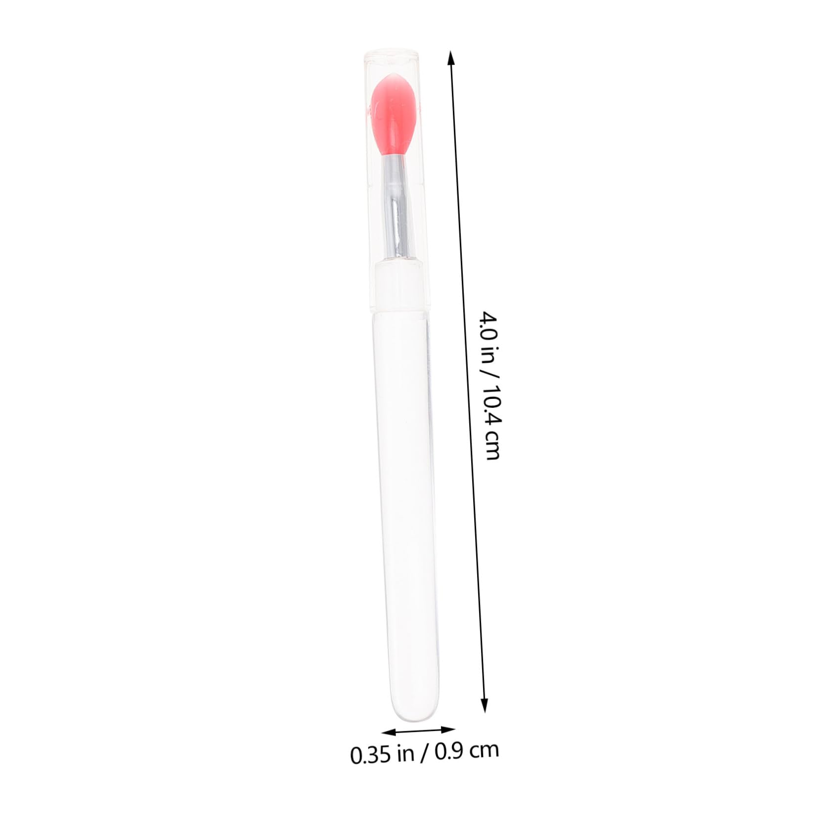 FOMIYES 6pcs Silicone Lip Makeup Brush Set Lipstick Applicator Lip Makeup Brushes Cover for Daily Use Makeup Applicators