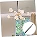 TEHAUX 2pcs Ceiling Fan Downrod Extension Poles Compatible with Invisible Fan Lights for Living Rooms Bedrooms and Offices Easy Tool Setup