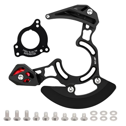Guide-chaîne de vélo 32-38T Jojocy en alliage d'aluminium noir pour VTT