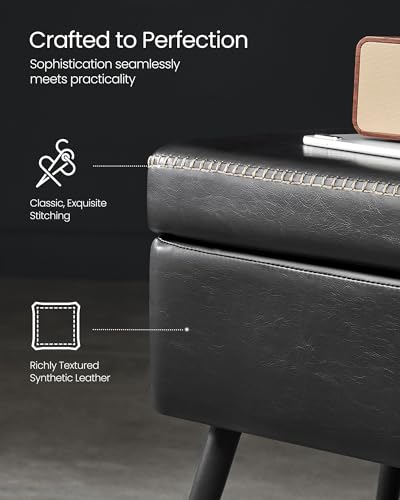 Vasagle ULOM074B01 Ekho Collection - Storage Ottoman Bench thumb #4