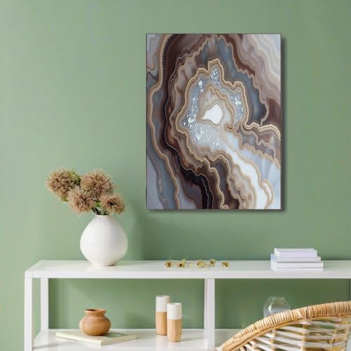 Tableau Décoration Murale habiller un grand mur vide grand poster abstrait beige 80x120