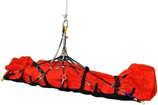 Everest Rescue Helicopter Bag, Heavy-Duty Cordura Heli-Rescue Transport System, Compatible with Spinal Boards & Vacuum Mattresses, Made in Italy