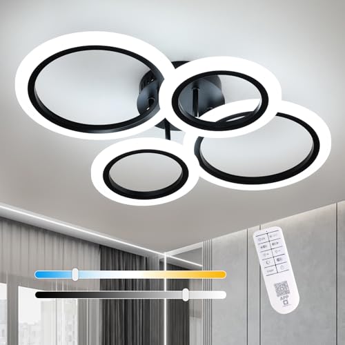 Plafonnier LED connecté avec télécommande pour sublimer le salon