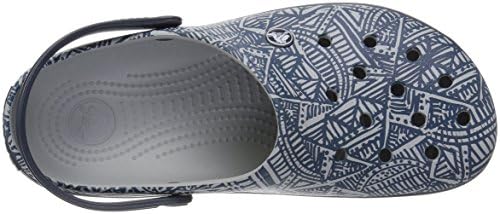 Crocs Crocband Graphic Clog light grey/navy, 5 US Men/ 7 US Women M US | Image 4