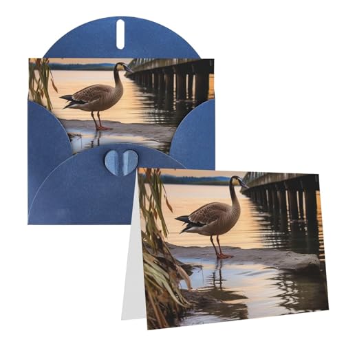 GDSHJKLW Wild Goose By The Bridge 󔒂̃O[eBOJ[h t 4C` x 6C` TL[J[h m[gJ[h @̃J[h u[ NX}X zf[ a  LO