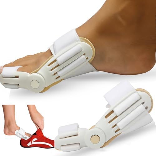 Foot Support For Pain Relief Toe Separator Orthotics Thumb Corrector For Care & Plastic Bunion Splint Pad, Toe Straightener Bunion Corrector Splint With Toe Fracture Support Tail