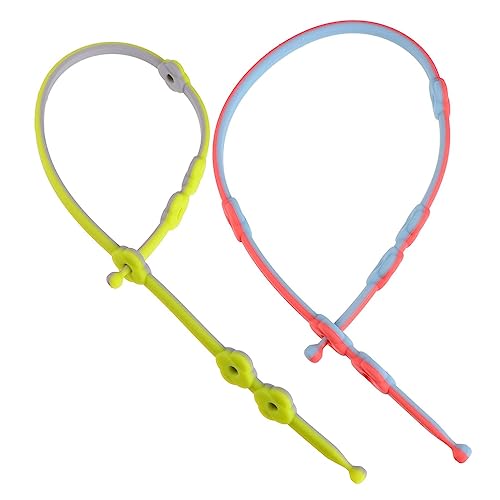 SUPVOX Silicone Pacifier Cord Straps Sturdy Soother Hanging Leash for Baby's Safety