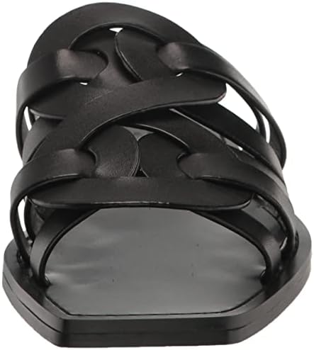 Marc Fisher LTD Women's Kimiko Flat Sandal, Black 001, 7.5 | Image 1