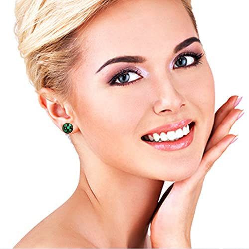 TFYU Demon S. Earrings Set Kimetsu No Yaiba Rengoku Mitsuri Necklace Tanjir.o Ear Studs with Anime Stickers 33 pcs4