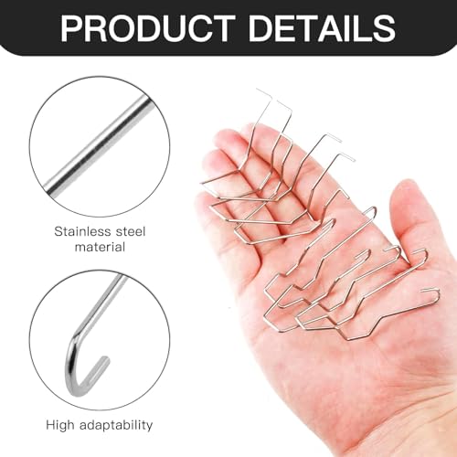 Universal Federklammern für Scheinwerfer, 6 Stück aus Stahl, Kompatibel mit H1/H3/H4/H7 Glühbirnen, OE-Nummer 5ZHSFULLKIT, Silber - für Auto Scheinwerferbefestigung