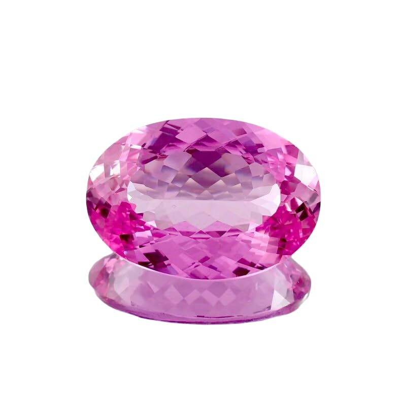 Saphir rose naturel ovale pour concevoir vos colliers et pendentifs DIY