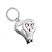 Bussiness Cat Head Protect Animal Pet Lover Nail Nipper Ring Key Chain Bottle Opener Clipper
