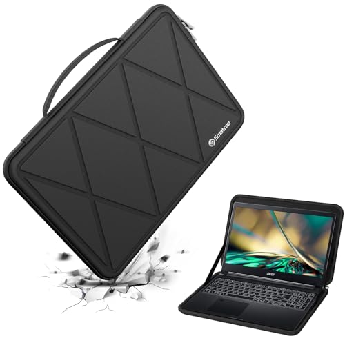 La Mejor Lista de Fundas para aspiradoras los mejores 10. 49 Smatree Funda Rigida de EVA para Portatiles Acer Aspire 3D 15 SpatialLabs Edition, Nitro V 15 Gaming y Aspire 7 - Negro (X8277)