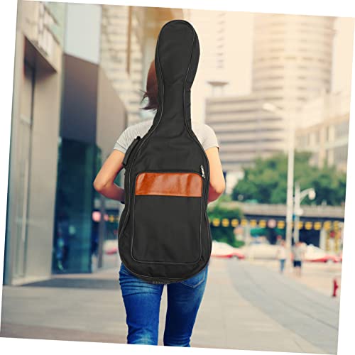 WHAMVOX Bolsa de guitarra baixo mala de viagem mochila bolsa de ombro bolsa acolchoada bolsa de viag