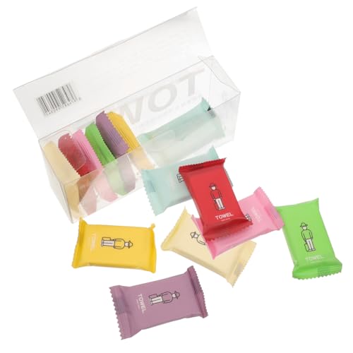 OFFIGAM 14個 純綿使い捨て圧縮フェイスタオル 独立包装 携帯便利 旅行 出張 キャンプ ハイキング用 洗顔 洗浄用圧縮タオル