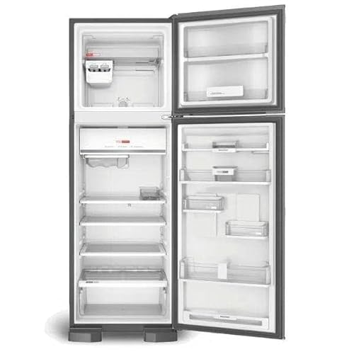 Geladeira Brastemp Frost Free Duplex 400 litros cor Inox com Freeze Control - BRM54HK 110V
