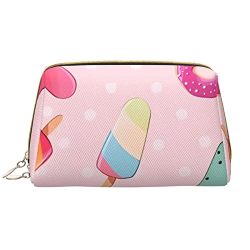 Trousse de maquillage blanche contre le désordre : grand sac en cuir