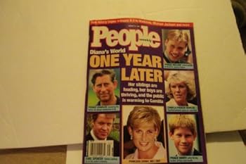 Paperback People Weekly August 31, 1998 Diana's World Book