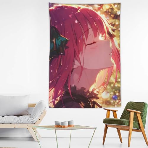 五等分の花嫁 中野二乃 タペストリー アニメ 大判 布ポスター インテリア 多機能壁掛け おしゃれ飾り 部屋 リビング お店 人気 個性ギフト アニメ・萌えグッズ 60"x90"の商品画像（Amazon）