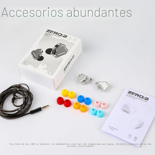 Miniatura 7 de Linsoul 7hz X Crinacle Zero:2, In Ear Monitor, Iem Con Controlador Dinámico Actualizado De 10mm, Auriculares Con Cable, Audífonos Para Videojuegos, Con Cable Ofc Para Músicos Sin Mic, Azul