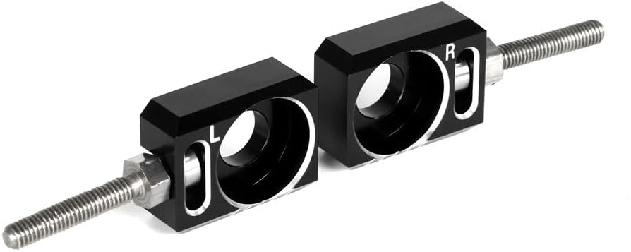 Sur Ron Axle Block,Rear Axle Tensioner Chain Adjuster Compatible with Surron Light Bee X, Segway X160 / Segway X260, Talaria Sting CNC Electric Dirt Bike Ebike (Black)