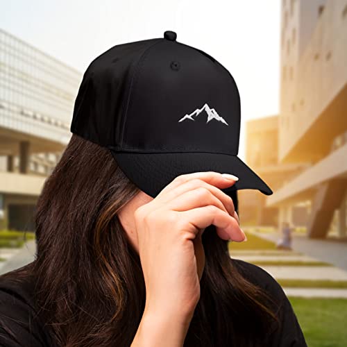 GotPrint Tree Embroidered Baseball Hat, Adjustable Hook Loop Backing, Polo Style Relax Fit, One Size Fits for Men, Women Cap, Black