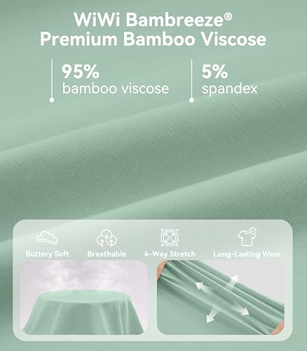 Image of WiWi Viscose from Bamboo Pajamas Set for Women Super Soft Short Sleeve Cooling Summer Plus Size Pjs Sets Sleepwear S-4X