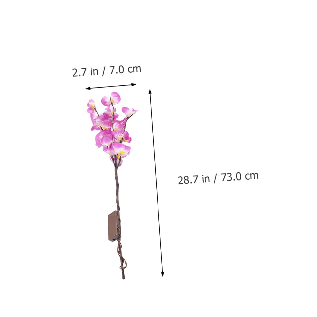 SOLUSTRE 2pcs Led Phalaenopsis Branch Lights Decorative Lights for Home Living Room Bedroom Wedding Valentine Day Christmas and Festivals No Battery Included