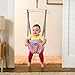 Bright Starts Purple Paradise Door Jumper for Babies 6 to 12 Months or Up to 26 Pounds, Travel Jumper