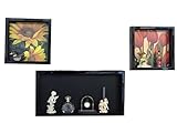  ARREDO SELLI Tre MENSOLE CUBO Moderne Nero Lucido