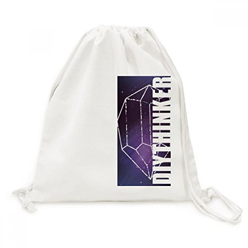 Sac de voyage cordon bleu à motif galaxie pour escapades urbaines