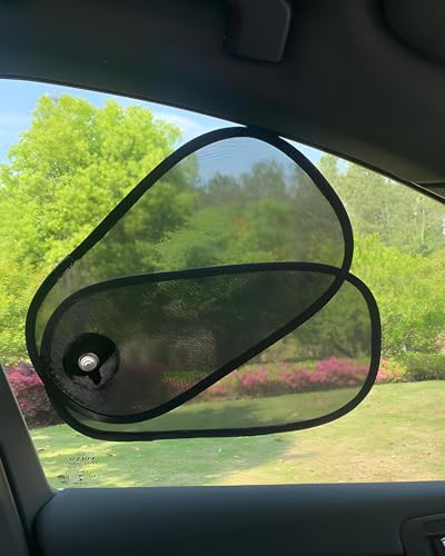 Bloqueador de rayos solares para ventana de coche, protección UV, reduce el efecto deslumbrante de las ventanas laterales y frontales, adecuado para diferentes modelos de vehículos, aumenta la