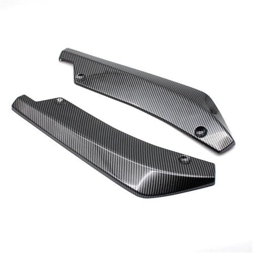 Becquet de coffre arrière anti-collision, aileron de voiture effet carbone