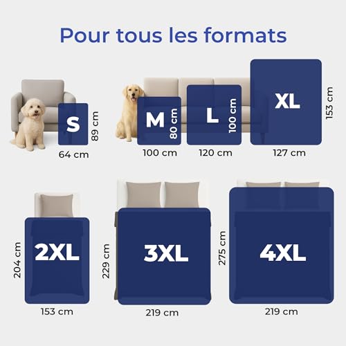 Couverture imperméable pour chien lavable protège canapé Dreamzie