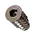 E-Z Lok Threaded Insert, Zinc, Hex-Flanged, #10-24 Internal Threads, 0.787" Length (Pack of 50)