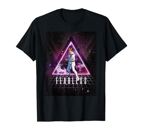 T-shirt Star Wars Luke Skywalker imprimé graphique triangle brillant pour un style rétro
